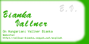 bianka vallner business card